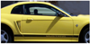 1999-04 Mustang Lower Rocker Stripes - Mustang Name - 3" Tall